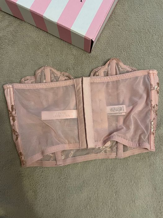 Бюст, бюстье без бретелей, корсет, топ Victoria’s Secret 32B/70B/xs