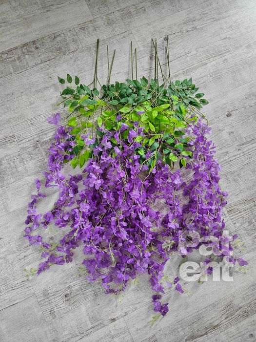 Wisteria fioletowa glicynia sztuczna girlanda dekoracja 12 sztuk