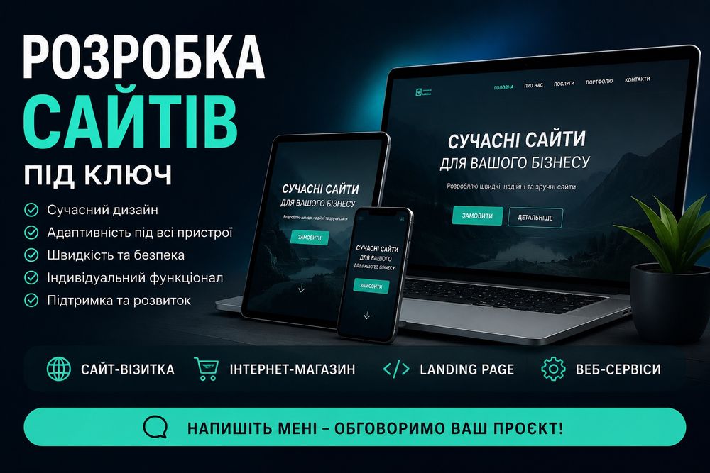 Розробка сайтів для інтернет магазинів і не тільки