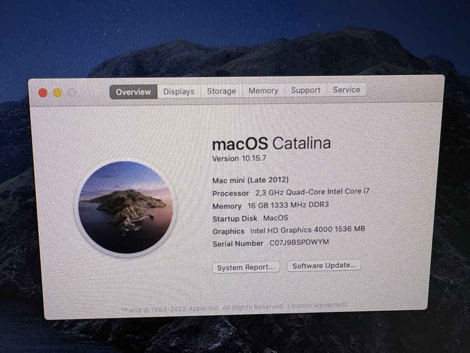 Mac mini 2012 - i7