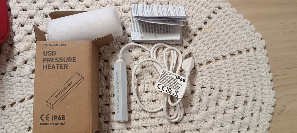 Aquecedor de água mini 10w novo para aquário