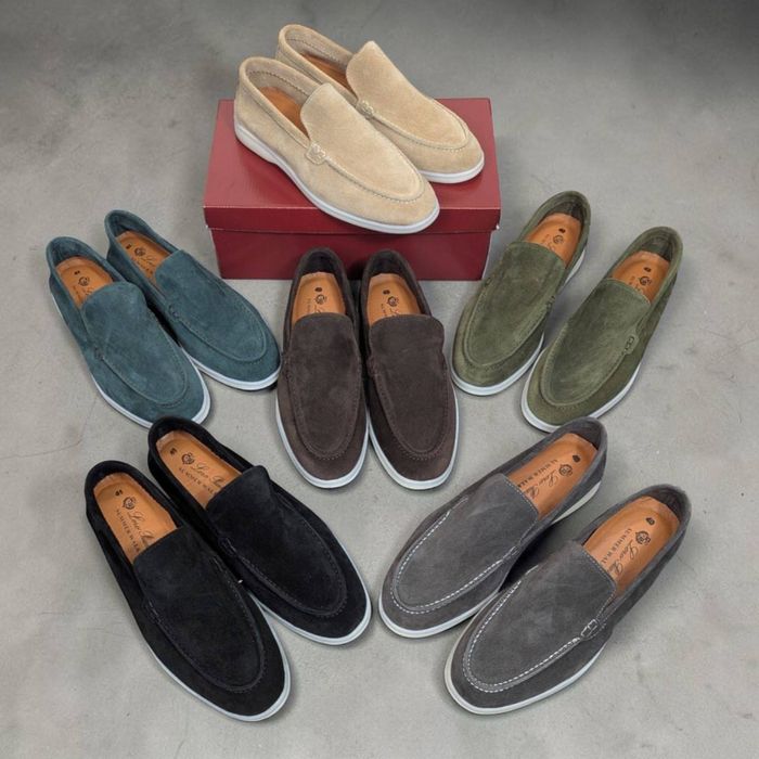 Лофери Loro Piana чоловічі замшеві лофери лоро піана чоловічі замшеві