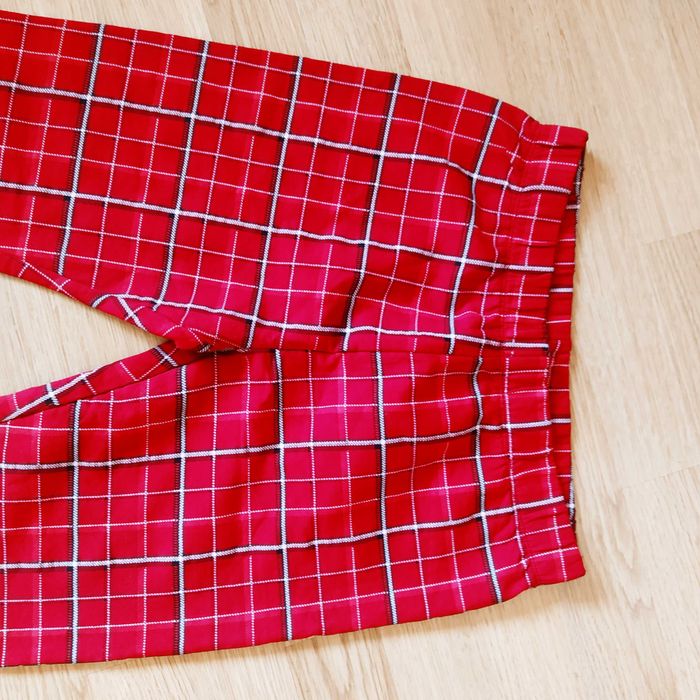 Legginsy getry w kratkę 170 cm