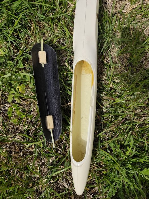Fuselagem de planador rc
