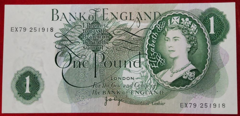 INGLATERRA 1 Pound 1970/ UNC