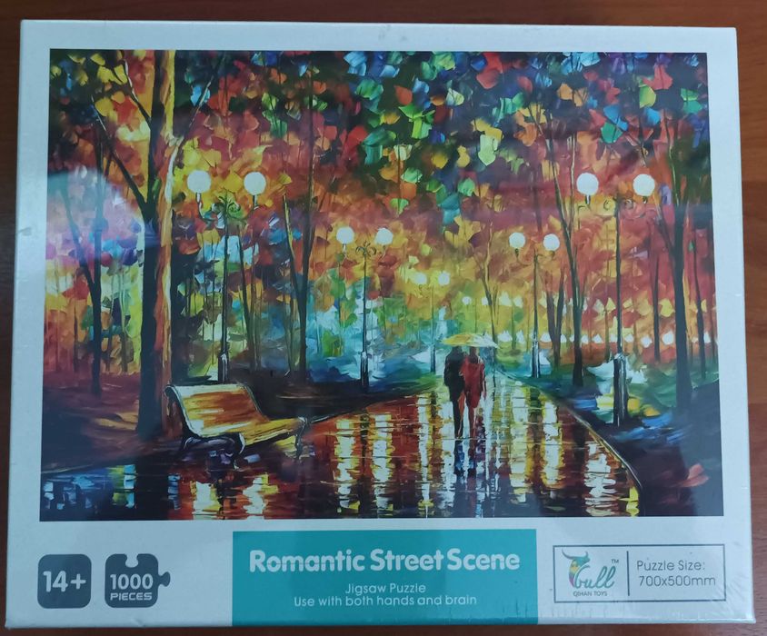 PUZZLE Romantic Street Scens 1000 Peças