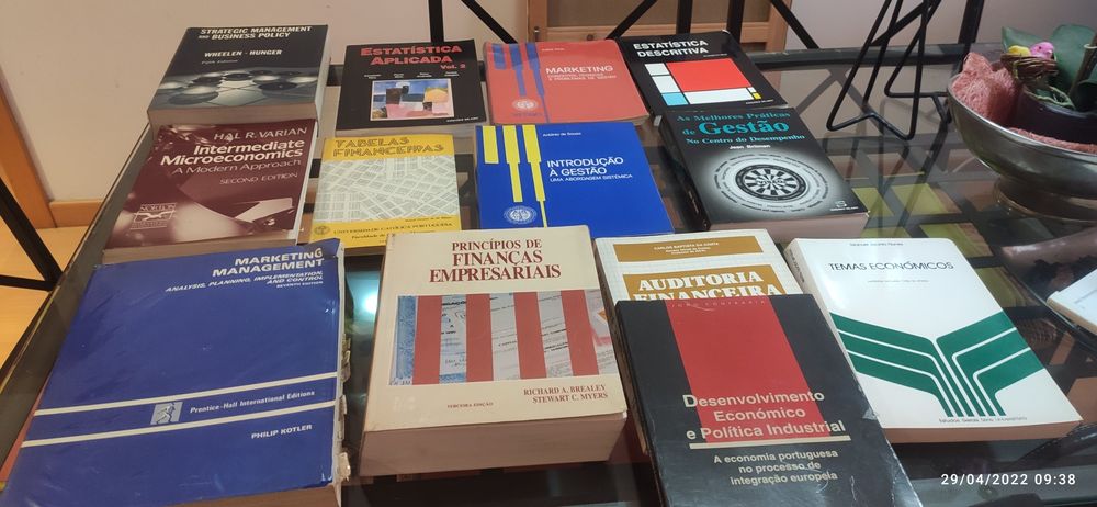 Vários livros Gestão/Economia