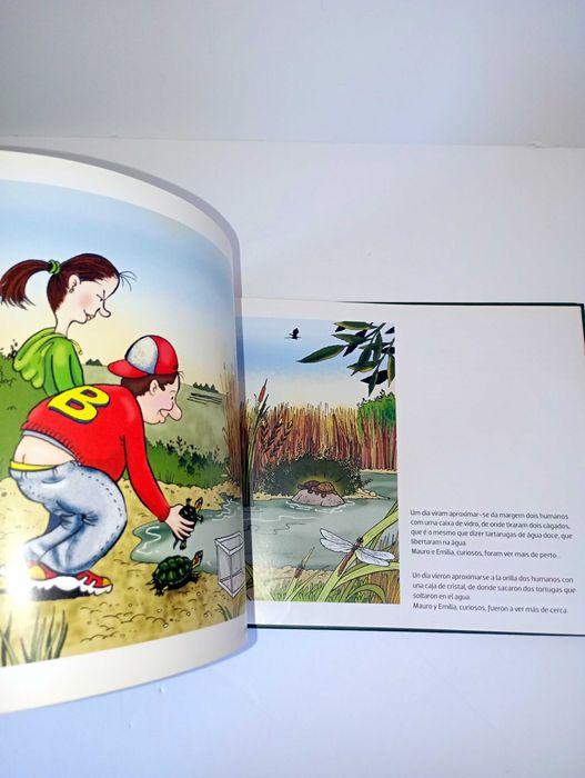 Mauro e Emília- Os nossos cágados estão em perigo (port/ espanhol)