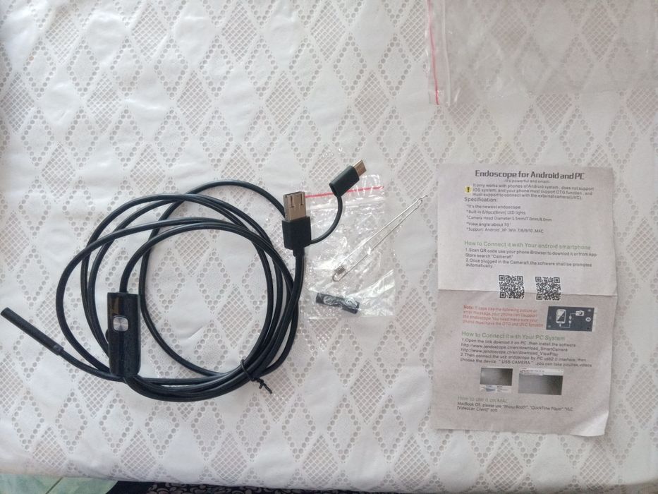 USB  ендоскоп для андроід і пк