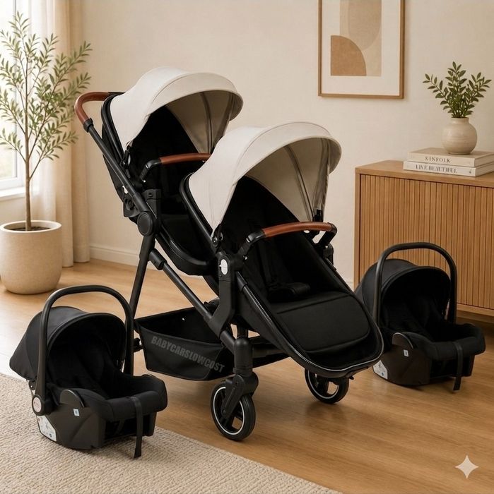 ** Carrinho Bebé Gémeos * NOVOS * Trio 3 em 1  * VISITE-NOS ***