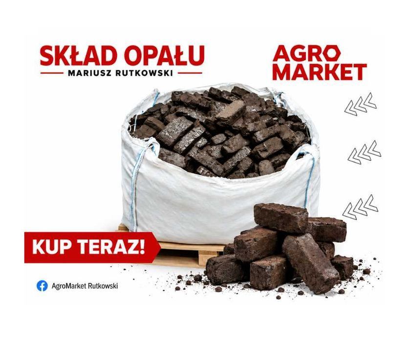 Brykiet torfowy BIG-BAG – Opał | Cena za Tonę | Dostawa | Skład Opału