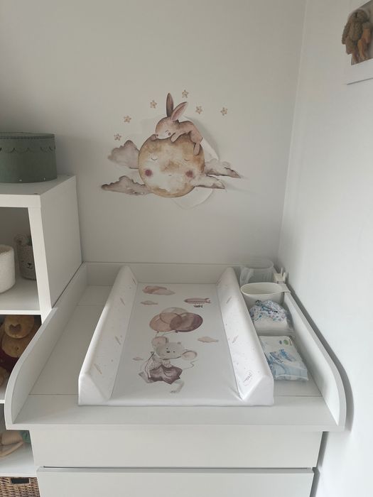 Nakładka przewijak na komodę Malm Ikea plus mata cecha komplet