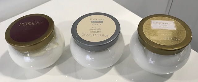 3 Cremes Hidratantes Perfumados