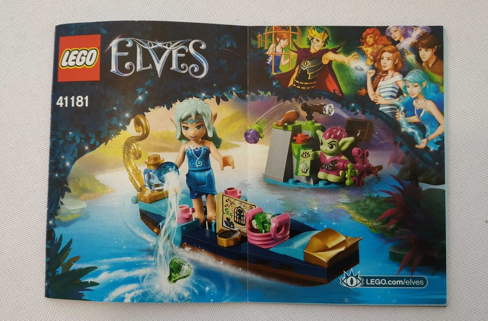 Klocki Lego Elves: Gondola Naidy i gobliński złodziej 41181