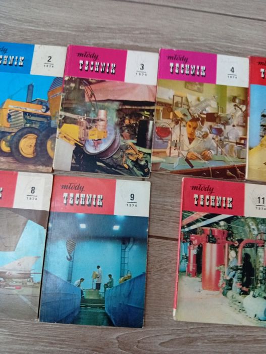 Młody technik 11 numerów 1974