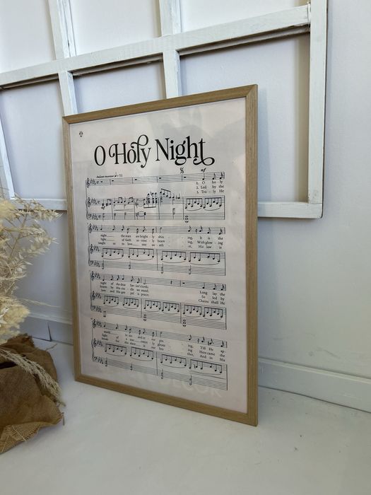 Obrazek nuty Sesja Świąteczna Ramka 70cm