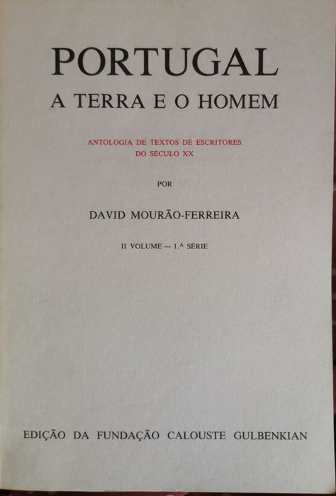 Portugal a terra  e o homem