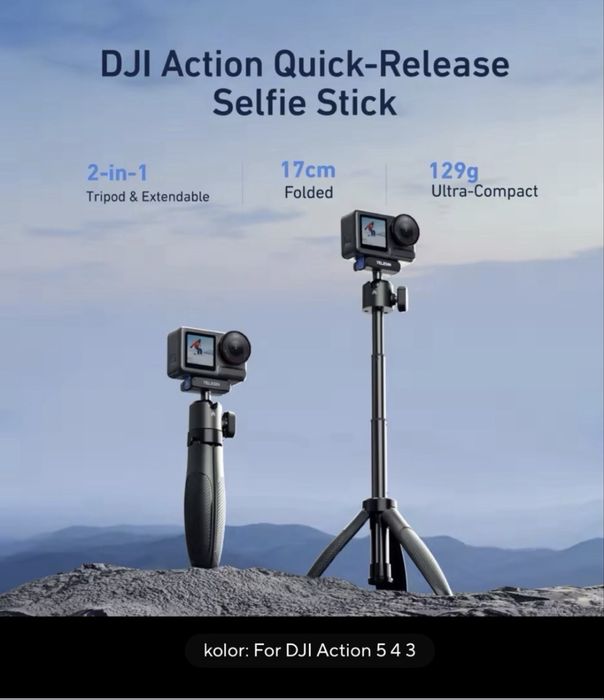 Mini Statyw Telesin do kamerki Dji Action 5 4 3
