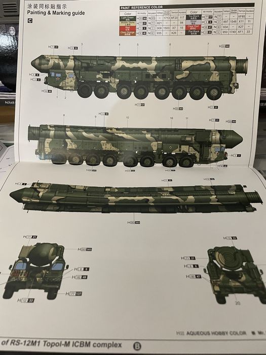 Trumpeter 1/35 Russian ICBM Topol