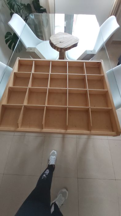 Gavetas roupeiro ikea extraível com divisórias para acessórios