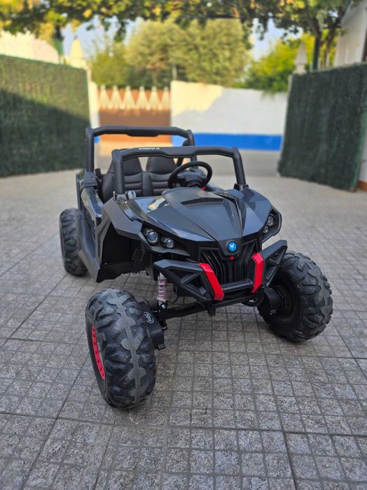 Carro elétrico para criança buggy XM-X603 24V preto