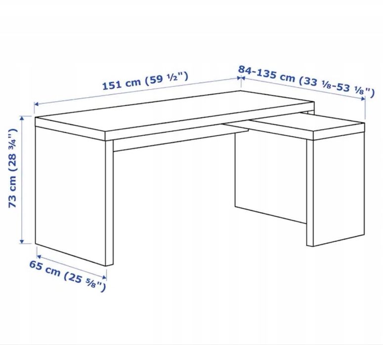 Biurko Malm IKEA
