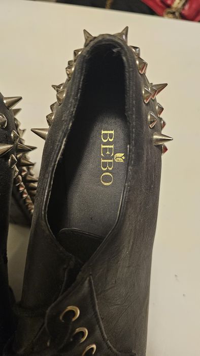 #Super buty damskie czarne ekstrawaganckie 40