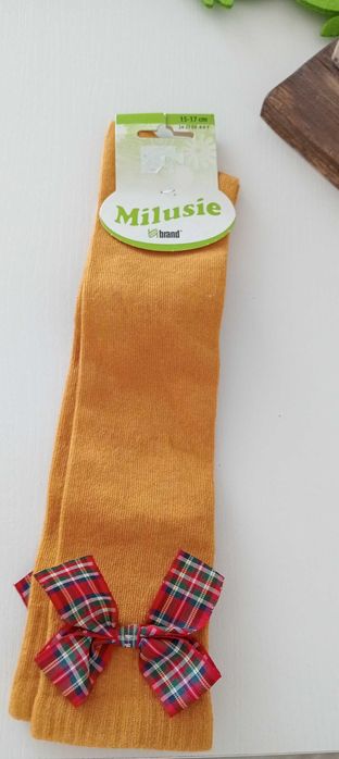 Podkolanówki nowe 24-27 4-6lat milusie