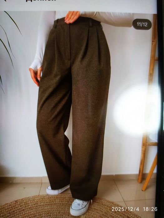 Брюки кашемір, нові, колір графіт, 837грн