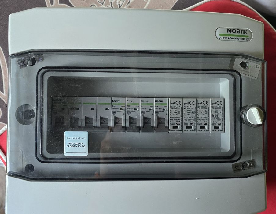 Kompletna Rozdzielnica PV AC 10kW IP65 - Klasa Premium z DEHNguard (Gotowa do podłączenia)