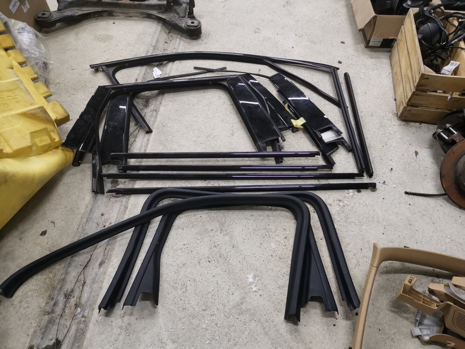 Cayenne 958 элементы дверей, хром, уплотнители