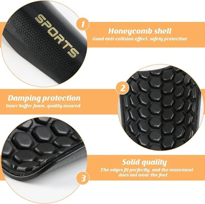 Ochraniacze piłkarskie na piszczele rozm L B641