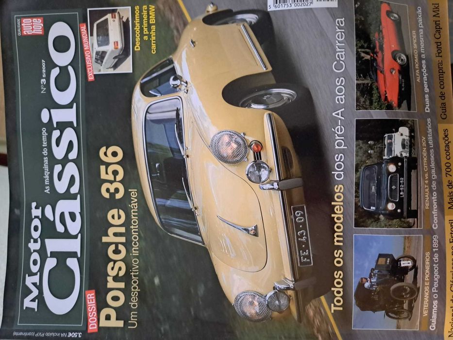 Lote primeiros números Revistas "Motor Clássico"