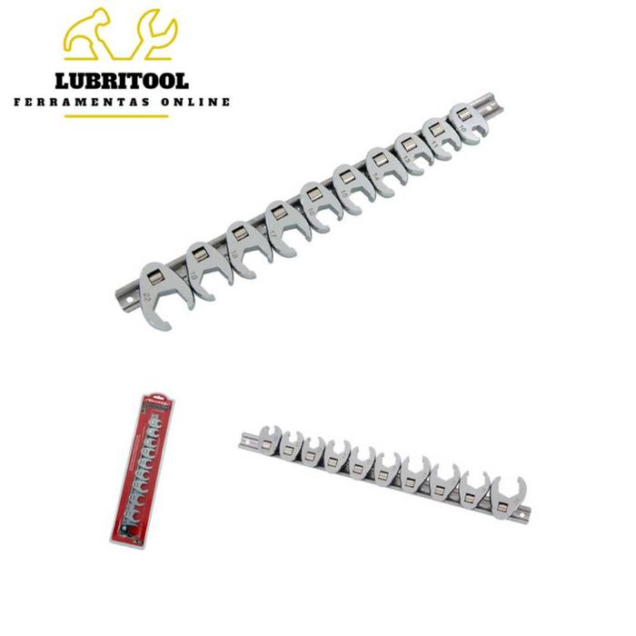 Set of 10 Open-End Wrenches, 3/8" 10–22 mm CT1221 | BRAND NEW