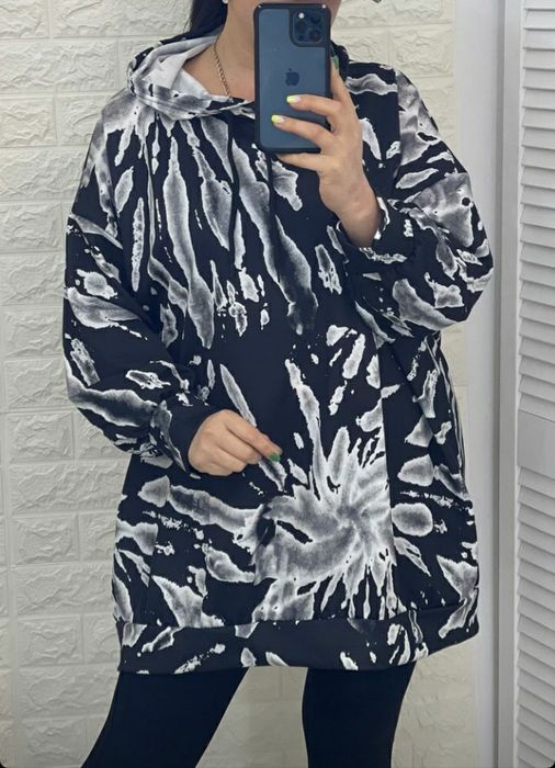 Худи женское_туника женская_оверзайс_батал_жіноче худі