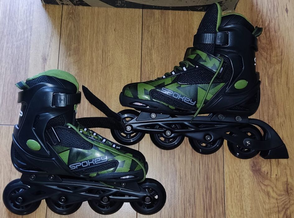 Łyżworolki Spokey Makan BK/GR czarno-zielone 40-43