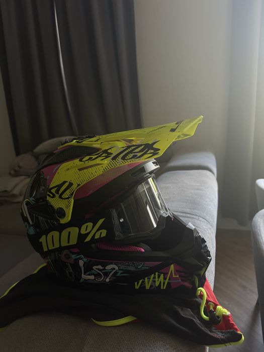 Kask Ls2 nowy Z goglami