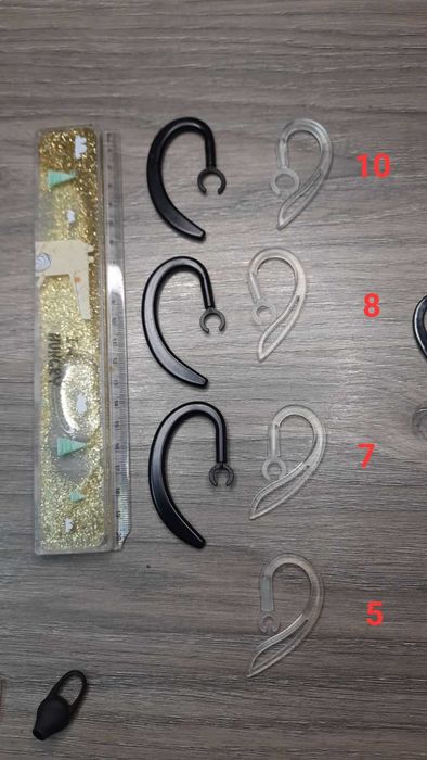 Дужки завушини блютуз гарнітури та навушників 10, 8, 7, 6, 5 мм