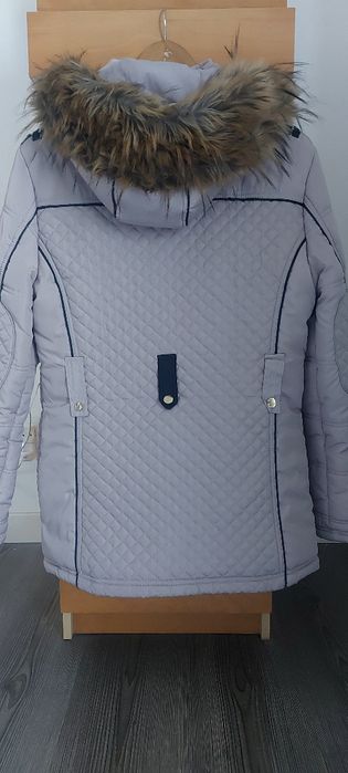 Parka com ou sem capuz, cinza , impermeável