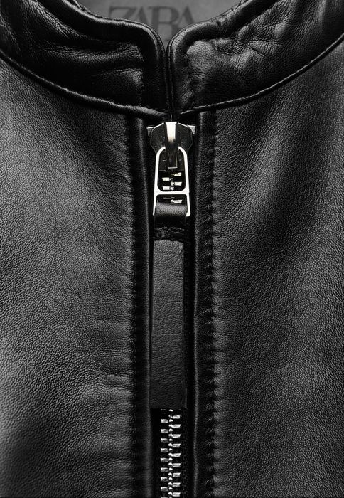 Кожаная куртка Zara лимитированная коллекция