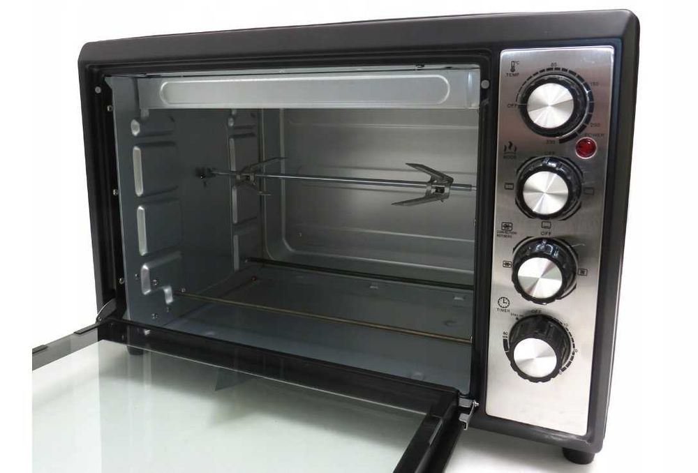 Polski PIEKARNIK 4w1 Elektryczny 48 L Termoobieg Rożno Grill SUSZARKA