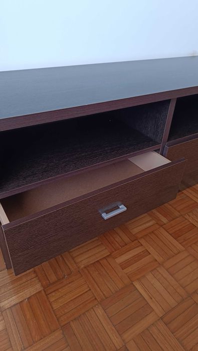 Móvel TV castanho escuro