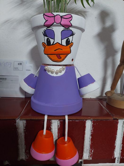 Vasos pintados à mão