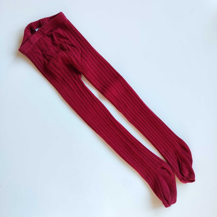 2 Pack grubych rajstop prążek Zara 4-5 lat