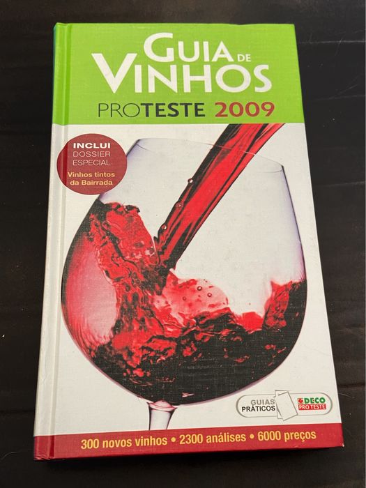 Livro „Guia de vinhos proteste 2009“