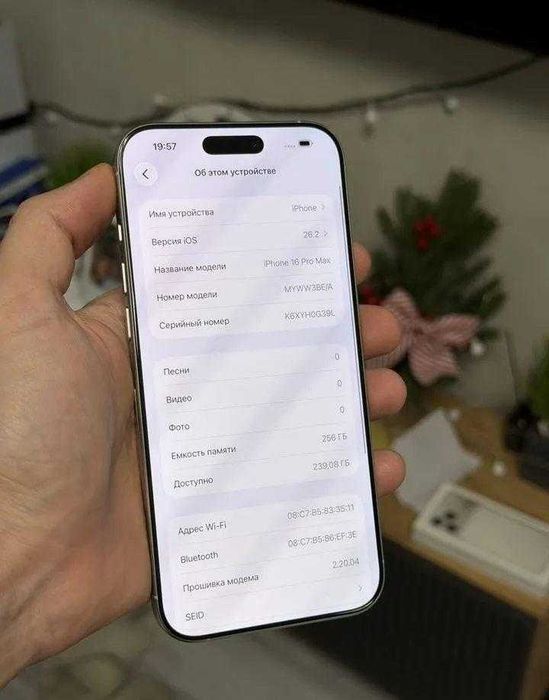 iPhone 16 Pro Max, 256 ГБ, SIM + eSIM