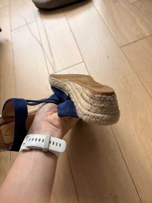 Mega wygodne zamszowe espadryle 38 kanna