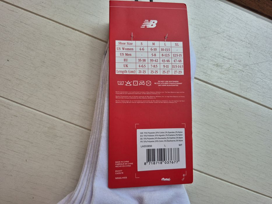 Skarpetki Męskie 6pak New Balance L 43 - 46