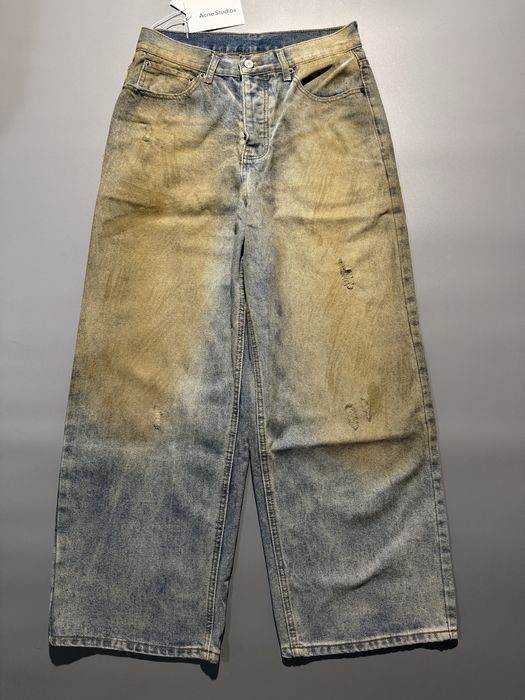 Джинсы Acne Studios baggy акне студио широкие opium archive
