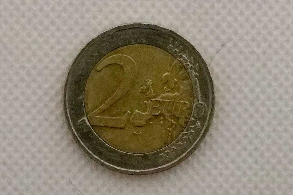 Moeda 2 eur Áustria do 50º aniversário do Tratado de Roma